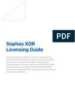 Sophos XDR Licensing Guide