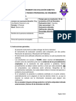 II Instrumento de Evaluación Sumativa. 10º Año. II Periodo. 2021