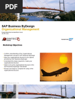 Sap Business Bydesign: Organizational Management