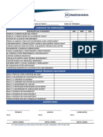 Checklist verificação coifas