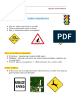 Traffic Control Devices Lecture