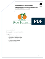 Análisis del Presupuesto de Agroindustria San Jacinto S.A.A 2020