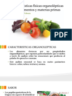Características Físicas Organolépticas de Los Alimentos y Materias para Alimentacion de Mascotas