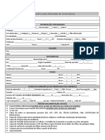 Ficha Cadastral Admissão