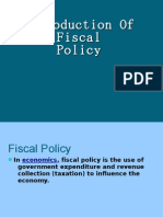 Fiscal Policy