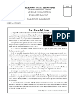 Evaluación Diagnóstica Lenguaje 8° Básico 2020 PDF