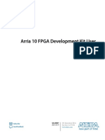 Arria 10 FPGA Development Kit User Guide: Subscribe Send Feedback