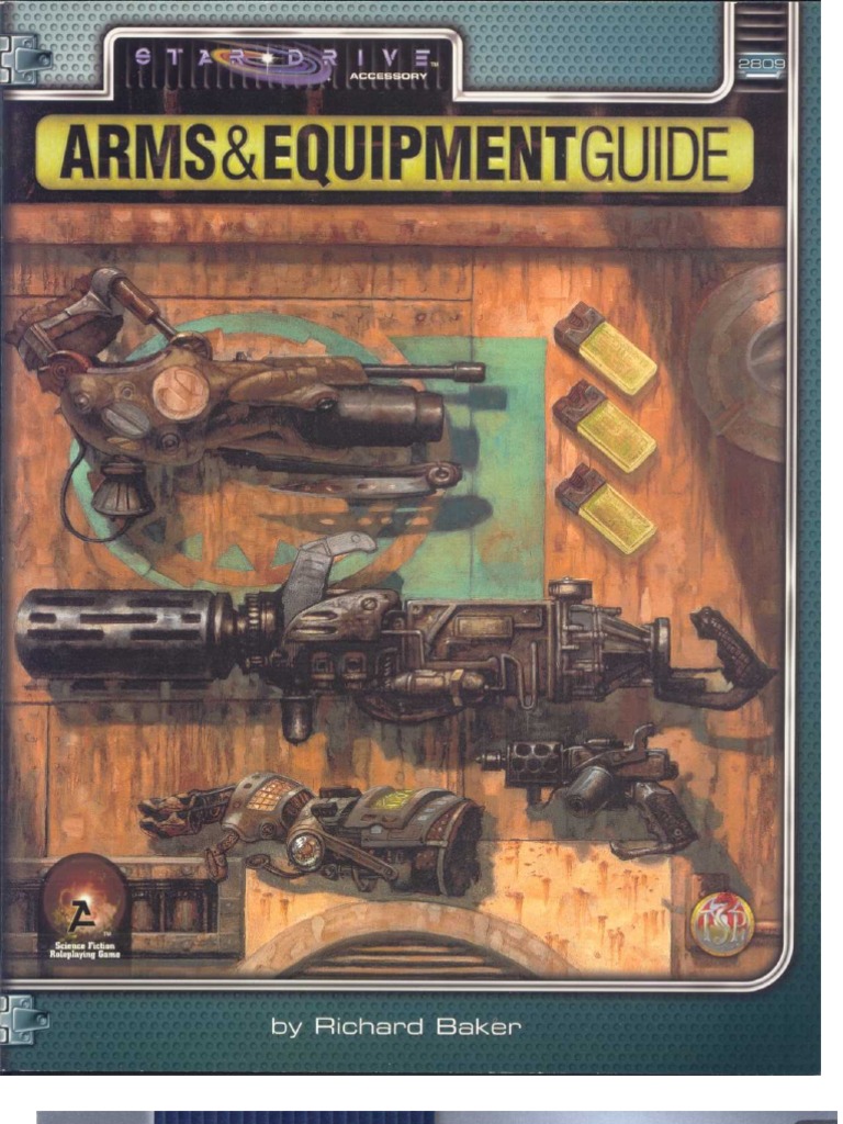 Alternity StarDrive Arms and Equipment Guide PDF