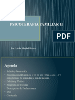 Psicoterapia Familiar II Clase 1