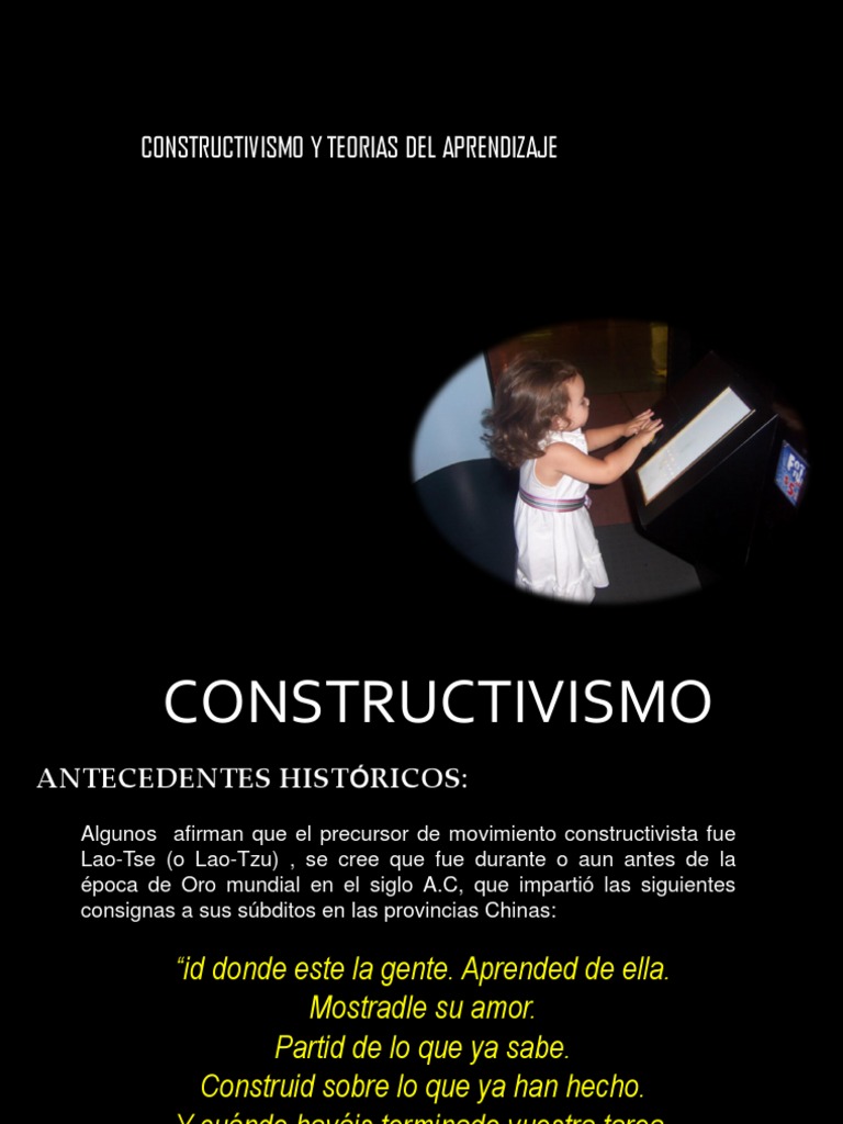 Precursores del Constructivismo | PDF | Constructivismo (filosofía de ...