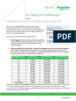 Software Support Policy For EcoStruxure Building Operation - PA-00300 R6