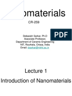 Introduction To Nanomaterials