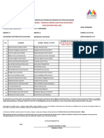 Formato de Comprobación de Entrega de Útiles Escolares 2°