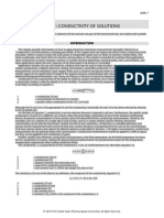 Usp 644 - Condutividade de Soluções, Compensação de Temperatura (Água Ultra Pura Precisa Ser em Conformidade Usp)