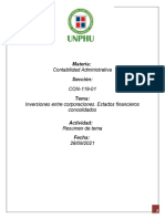 Ensayo Inversiones Entre Corporaciones.