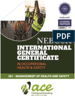 NEBOSH IGC IG1 Course Notes