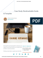 How To Write A Case Study - Bookmarkable Guide - Template