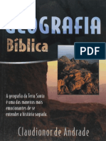 Resumo Geografia Biblica Claudionor de Andrade