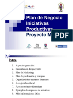 Presentación Sobre El Plan de Negocio