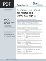 Technical References For Mortar and Associated