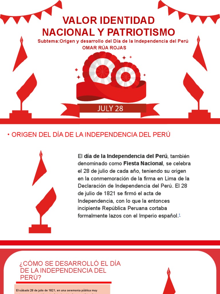 Valor Identidad Nacional y Patriotismo | PDF
