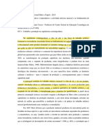 Fábio Cruocco - Trabalho Produtivo e Improdutivo - A Atividade Artística Musical e Os Fundamentos Da Sua Precariedade