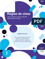 Reglas de Clase Pensamiento Cunista - Docente Oscar