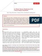 Perioperative Blood Glucose Monitoring in The General Surgical Population