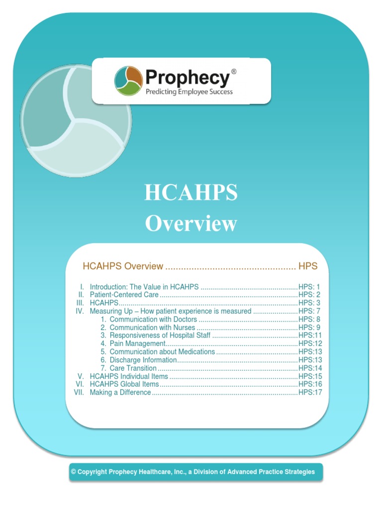 Hcahps Overview Hps