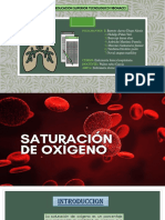 Saturacion de Oxigeno