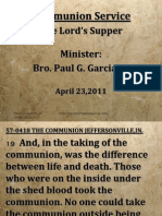 2011-0423 Communion Service Bro Paul G Garcia Jr