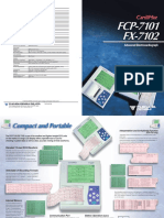 Advanced Electrocardiograph: FCP-7101/FX-7102 Specifications