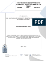 PR - 087 Procedimiento Consruccion de Cerramiento Circuito Tenay