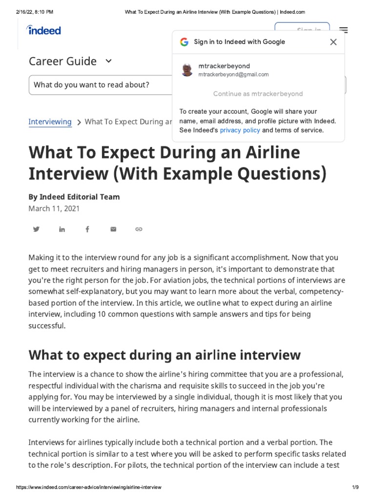 United Airlines Storekeeper Interview Questions – TYEX