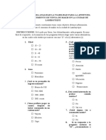 Cuestionario Académico