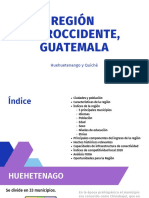 Región Norooccidente Guatemala