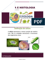 Citologia e Histologia - Introdução