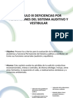 Deficiencias Por Alteraciones Del Sistema Auditivo y Vestibular