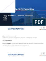 Macroeconomía - Unidad 1 Definición y Contexto