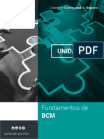 Unidad I Fundamentos de BCM Planes BCP y DRP