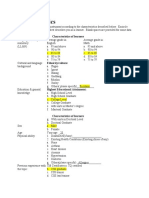 Data Gathering Sheet