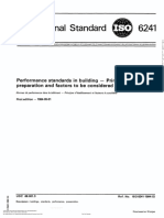 Iso-6241 - Performance Standards in Building