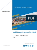 Multi Cargo Express SDN BHD: Corporate Brochure 2022