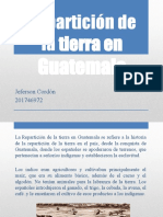 Repartición de La Tierra en Guatemala Jeferson Cordon