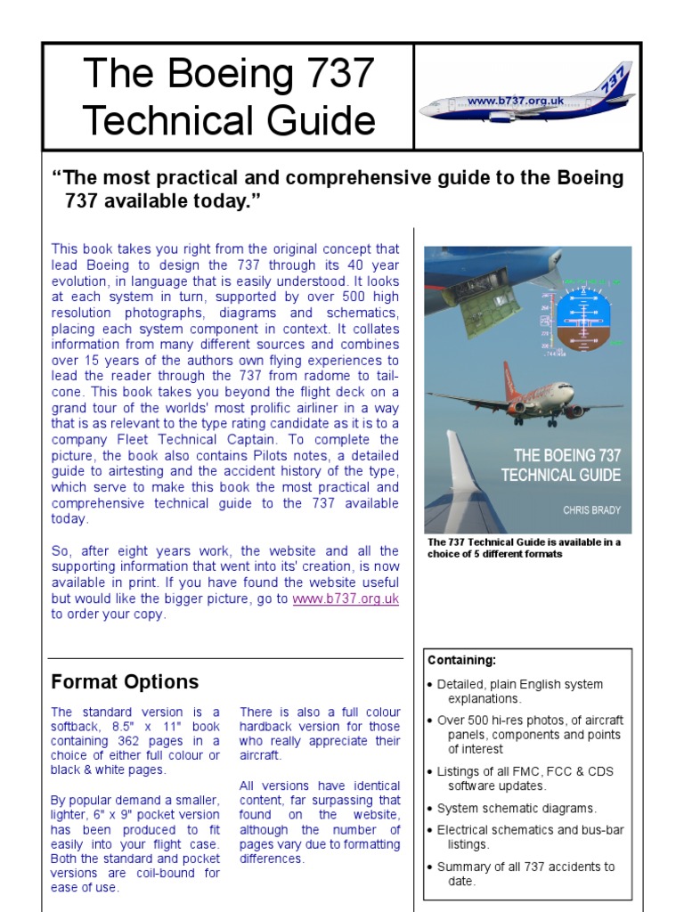 Comprehensive Boeing 737 Technical Guide | PDF | Boeing | Aviation