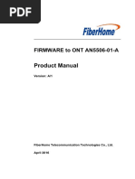 Product Manual: FIRMWARE To ONT AN5506-01-A