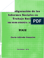 González Darío "Las Configuración de Los Informes Sociales en Trabajo Social"
