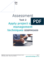 Assessment Task 2 BSBPMG409 Apply Project Scope Management Techniques
