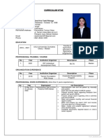 Personal Data: Curriculum Vitae