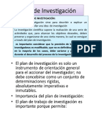 Diapositivas - Plan de Investigacion